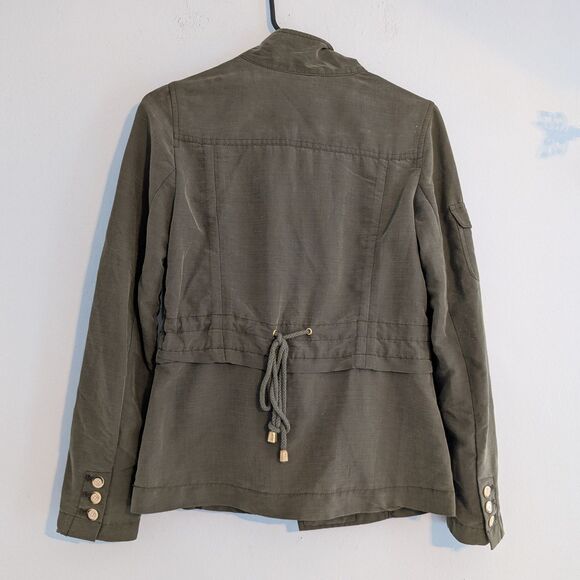 Anthro Daughters of the Liberation Jacket Utility Double Breasted Military 0 - Picture 2 of 10